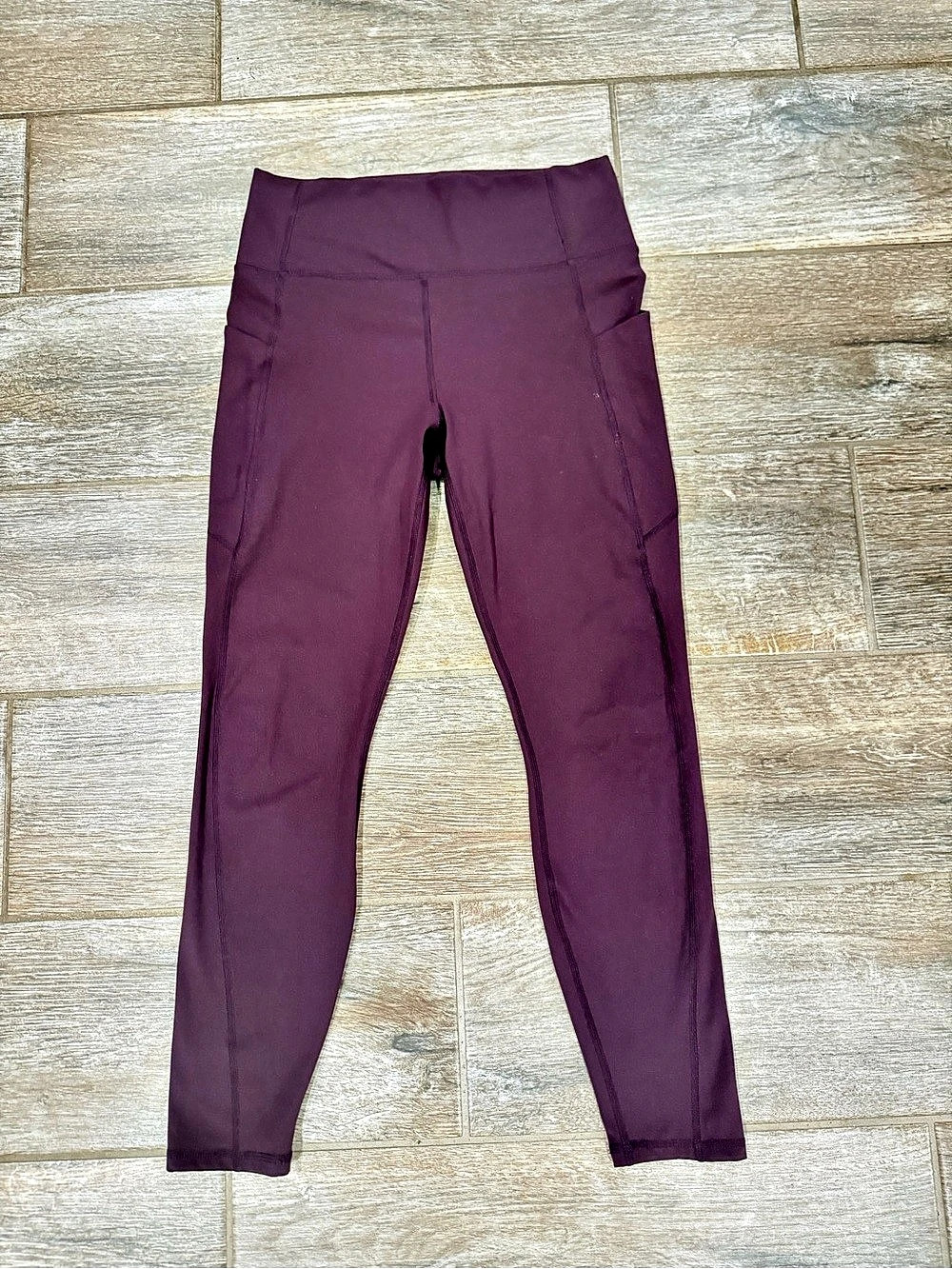 Fabletics PureLuxe High-Waisted Pocket Leggings Purple